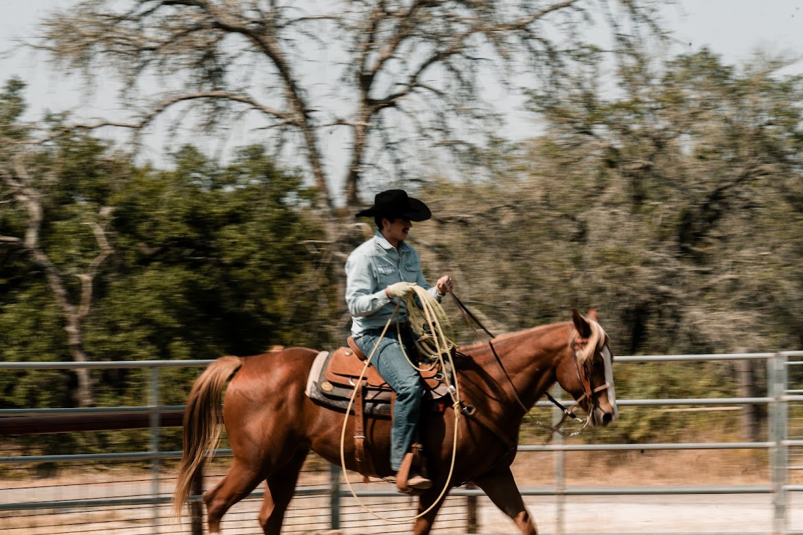 Coy Needham riding